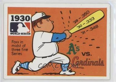 1971 Fleer Laughlin World Series - [Base] #28 - 1930 - Philadelphia A's vs. St. Louis Cardinals