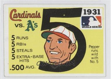 1971 Fleer Laughlin World Series - [Base] #29 - 1931 - St. Louis Cardinals vs. Philadelphia A's [Good to VG‑EX]