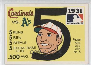 1971 Fleer Laughlin World Series - [Base] #29 - 1931 - St. Louis Cardinals vs. Philadelphia A's
