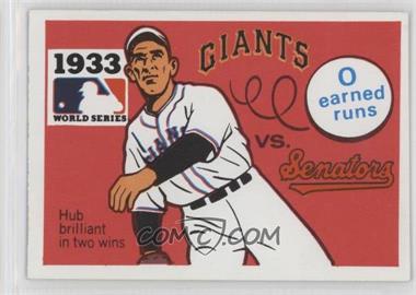 1971 Fleer Laughlin World Series - [Base] #31 - 1933 - New York Giants vs. Washington Senators [Good to VG‑EX]