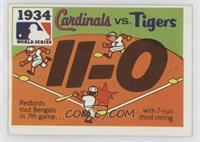 1934 - St. Louis Cardinals vs. Detroit Tigers [EX to NM]