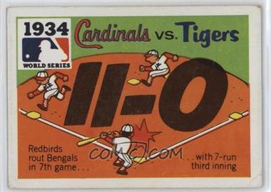 1971 Fleer Laughlin World Series - [Base] #32 - 1934 - St. Louis Cardinals vs. Detroit Tigers [Good to VG‑EX]