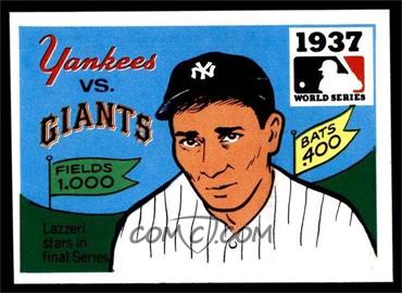 1971 Fleer Laughlin World Series - [Base] #35 - 1937 - New York Yankees vs. New York Giants [EX MT]