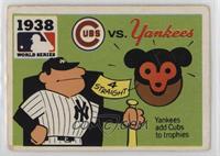 1938 - Chicago Cubs vs. New York Yankees [Good to VG‑EX]