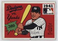 1941 - Brooklyn Dodgers vs. New York Yankees [Poor to Fair]