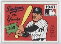 1941 - Brooklyn Dodgers vs. New York Yankees [Good to VG‑EX]