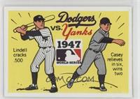 1947 - New York Yankees vs. Brooklyn Dodgers [Good to VG‑EX]