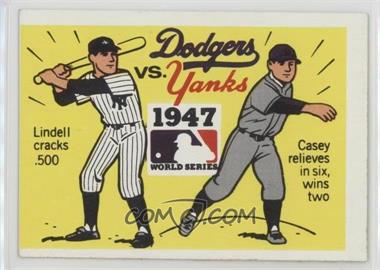 1971 Fleer Laughlin World Series - [Base] #45 - 1947 - New York Yankees vs. Brooklyn Dodgers