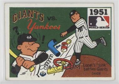 1971 Fleer Laughlin World Series - [Base] #49 - 1951 - New York Giants vs. New York Yankees [Good to VG‑EX]