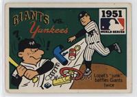 1951 - New York Giants vs. New York Yankees [Good to VG‑EX]