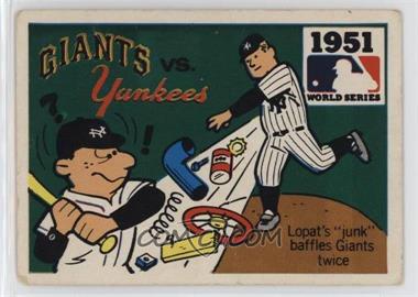 1971 Fleer Laughlin World Series - [Base] #49 - 1951 - New York Giants vs. New York Yankees [Good to VG‑EX]