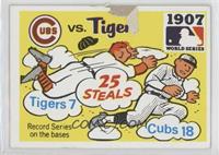 1907 - Chicago Cubs vs, Detroit Tigers Team [Poor to Fair]