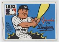 1952 - New York Yankees vs. Brooklyn Dodgers [Poor to Fair]