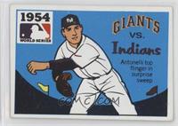 1954 - New York Giants vs. Cleveland Indians [Good to VG‑EX]