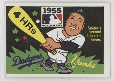 1971 Fleer Laughlin World Series - [Base] #53 - 1955 - Brooklyn Dodgers vs. New York Yankees