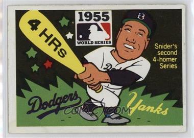 1971 Fleer Laughlin World Series - [Base] #53 - 1955 - Brooklyn Dodgers vs. New York Yankees