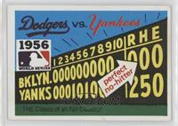 1956 - Brooklyn Dodgers vs. New York Yankees [Good to VG‑EX]