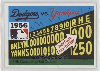 1971 Fleer Laughlin World Series - [Base] #54 - 1956 - Brooklyn Dodgers vs. New York Yankees [Good to VG‑EX]