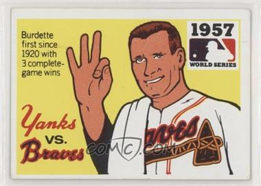 1971 Fleer Laughlin World Series - [Base] #55 - 1957 - New York Yankees vs. Milwaukee Braves [Good to VG‑EX]
