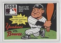 1958 - New York Yankees vs. Milwaukee Braves [Good to VG‑EX]