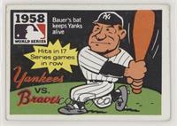 1958 - New York Yankees vs. Milwaukee Braves [Good to VG‑EX]