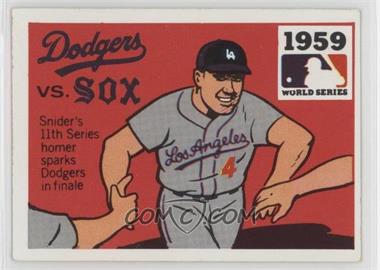 1971 Fleer Laughlin World Series - [Base] #57 - 1959 - Los Angeles Dodgers vs. Chicago White Sox