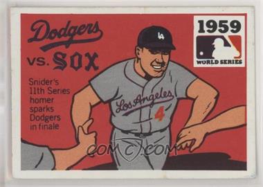 1971 Fleer Laughlin World Series - [Base] #57 - 1959 - Los Angeles Dodgers vs. Chicago White Sox