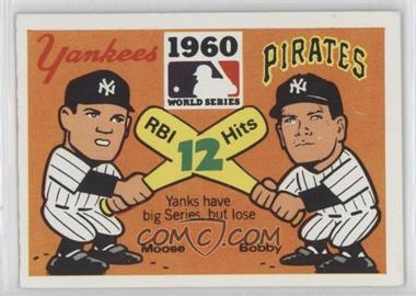 1971 Fleer Laughlin World Series - [Base] #58 - 1960 - New York Yankees vs. Pittsburgh Pirates [Good to VG‑EX]