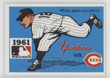 1971 Fleer Laughlin World Series - [Base] #59 - 1961 -  New York Yankees vs. Cincinnati Reds