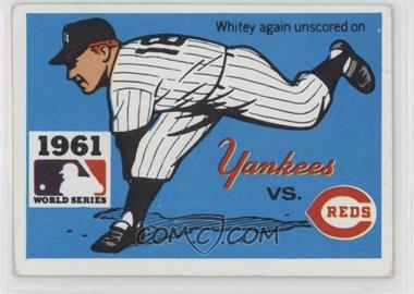 1971 Fleer Laughlin World Series - [Base] #59 - 1961 -  New York Yankees vs. Cincinnati Reds