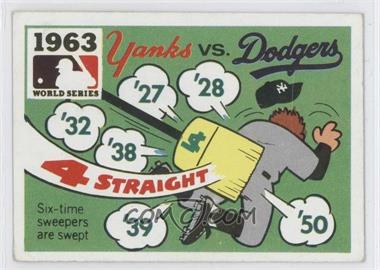 1971 Fleer Laughlin World Series - [Base] #61 - 1963 - New York Yankees vs. Los Angeles Dodgers