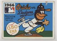 1966 - Baltimore Orioles vs. Los Angeles Dodgers [COMC RCR Poor]
