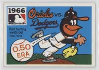1966 - Baltimore Orioles vs. Los Angeles Dodgers