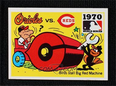 1971 Fleer Laughlin World Series - [Base] #68 - 1970 - Baltimore Orioles vs. Cincinnati Reds