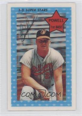 1971 Kellogg's 3-D Super Stars - [Base] #20.2 - Boog Powell (1970 XOGRAPH)