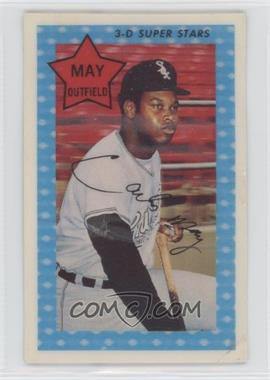 1971 Kellogg's 3-D Super Stars - [Base] #45.2 - Carlos May (1970 XOGRAPH) [Poor to Fair]