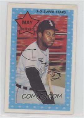 1971 Kellogg's 3-D Super Stars - [Base] #45.2 - Carlos May (1970 XOGRAPH)