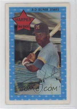 1971 Kellogg's 3-D Super Stars - [Base] #47.1 - Tommy Harper (XOGRAPH -- No Date) [Poor to Fair]