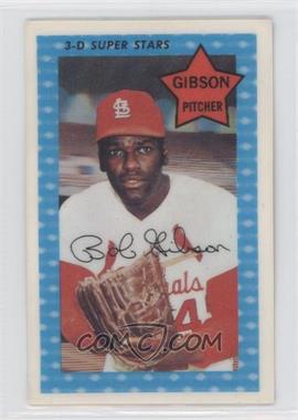 1971 Kellogg's 3-D Super Stars - [Base] #51.2 - Bob Gibson (1970 XOGRAPH) [Good to VG‑EX]