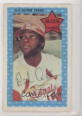 1971 Kellogg's 3-D Super Stars - [Base] #57.1 - Dick Allen (XOGRAPH -- No Date) [Good to VG‑EX]