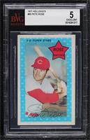 Pete Rose (1970 XOGRAPH) [BGS 5 EXCELLENT]