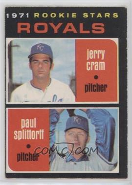 1971 O-Pee-Chee - [Base] #247 - 1971 Rookie Stars - Jerry Cram, Paul Splittorff