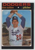 Don Sutton [Good to VG‑EX]