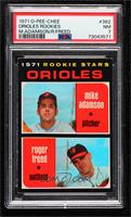 1971 Rookie Stars - Mike Adamson, Roger Freed [PSA 7 NM]