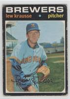 Lew Krausse [Good to VG‑EX]