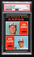 1971 Rookie Stars - Clyde Mashore, Ernie McAnally [PSA 5 EX]