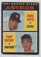 1971 Rookie Stars - Buddy Harris, Roger Metzger [Poor to Fair]