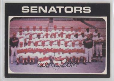 1971 O-Pee-Chee - [Base] #462 - Washington Senators Team