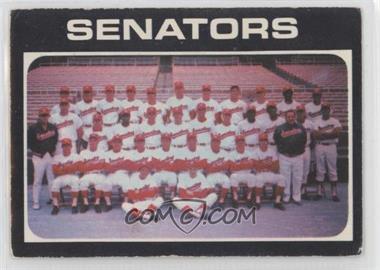 1971 O-Pee-Chee - [Base] #462 - Washington Senators Team [Good to VG‑EX]