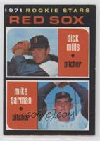 1971 Rookie Stars - Dick Mills, Mike Garman